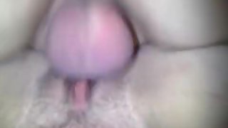 Smashing my girlfriends cootchie in doggy-style with vibrating cockring on