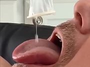Subslutpleaser gobbles his own load