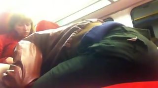 Ebony cock on the teach to putney blonde passenger cunny munch and cock suck
