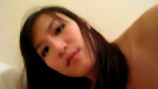 Lean and hot japanese girlfriend sex video with boyfriend in apartment