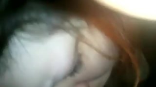 Bbc slut with red hair gagging on dick and getting humped bareback in pov