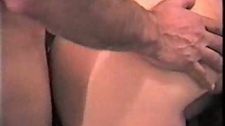 Mature wife doggystyle and jizz flow