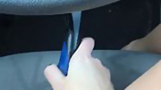 Prompt solo inside car while in public parking lot