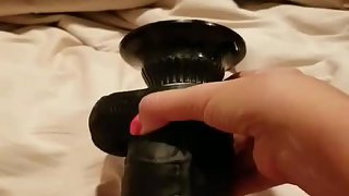 My wife is pounding herself to ejaculation