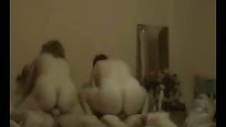 Group fuckfest flick with wives swapping partners and fucking on the same bed