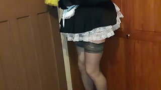 Exposed sissy faggot rachel the french maid